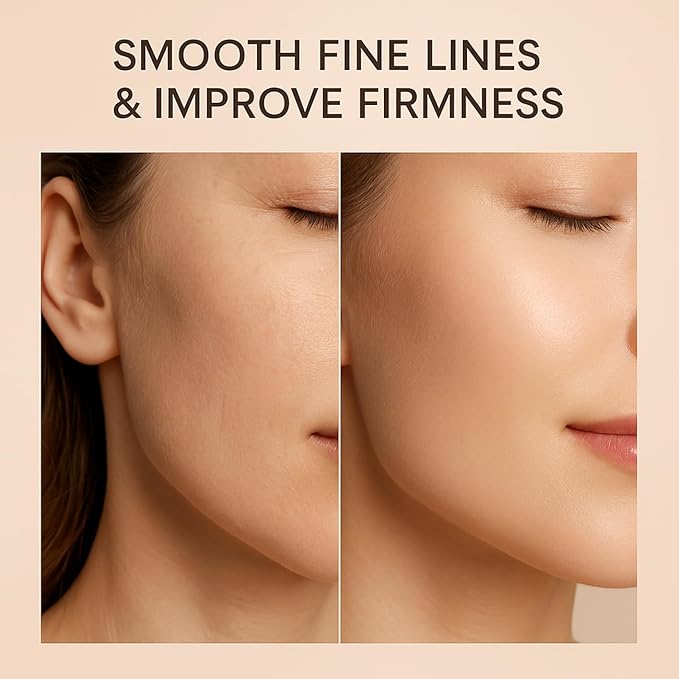 Face Moisturizer with Peptides, Collagen & Hyaluronic Acid – Anti-Wrinkle, Firming & Hydrating Daily Cream for All Skin Types, 1.7 oz