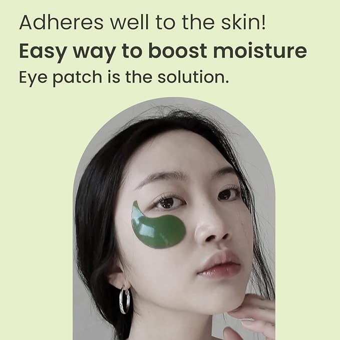 HEIMISH Matcha Biome Hydrogel Eye Patch - Anti Aging Under Eye Patches, Hydrating, Firming, Calming & Soothing Eye Mask with Matcha, Probiotics, for Dark Circles, Puffiness & Wrinkles, 1.4g/60ea