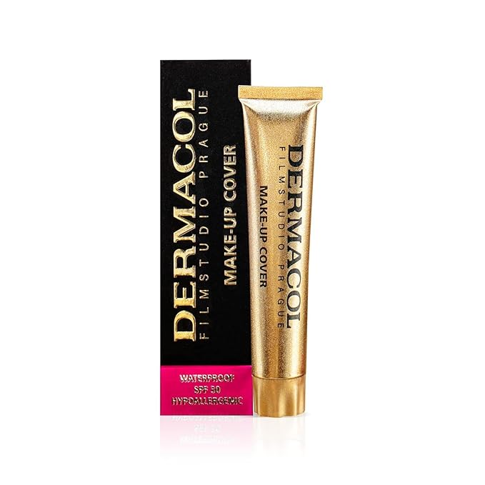 Dermacol - Full Coverage Matte Foundation with SPF 30, Waterproof Makeup for Oily Skin, Acne, & Under Eye Bags, Long-Lasting Makeup, 30g, Shade 209