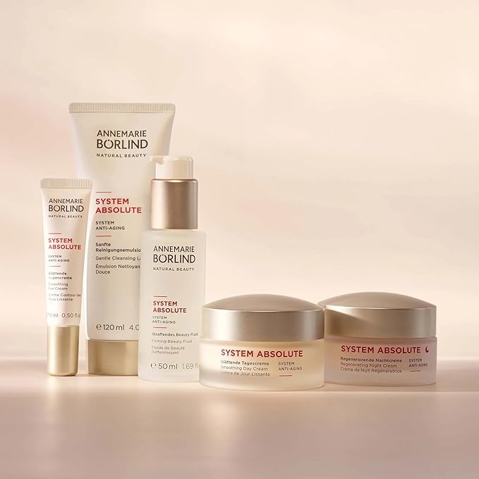 ANNEMARIE BÖRLIND - SYSTEM ABSOLUTE Smoothing Eye Cream - Vitamin C, Darutoside and Caffeine Eye Wrinkle Smoothing - Tones, Plumps, and Rejuvenates - 0.5 Fl Oz