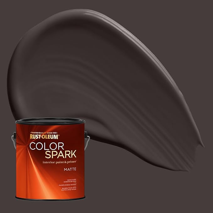 Rust-Oleum Color Spark Interior Paint and Primer in One, Matte, Semi-Sweet, 1 Gallon