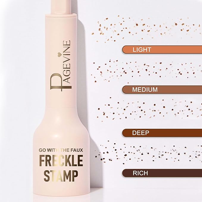Freckle Stamp,Faux Freckle Stain-Natural-Looking, Waterproof Freckle Makeup,Waterproof & Long-Lasting & Quick Dry,for Natural Sunkissed Makeup (1# LIGHT)