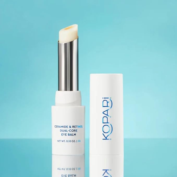 Kopari Ceramide & Retinol Dual-Core Eye Balm – Targets Fine Lines, Texture & Puffiness with Encapsulated Retinol, Ceramides & Squalane – Hydrating, Brightening, Anti-Aging Under Eye Treatment
