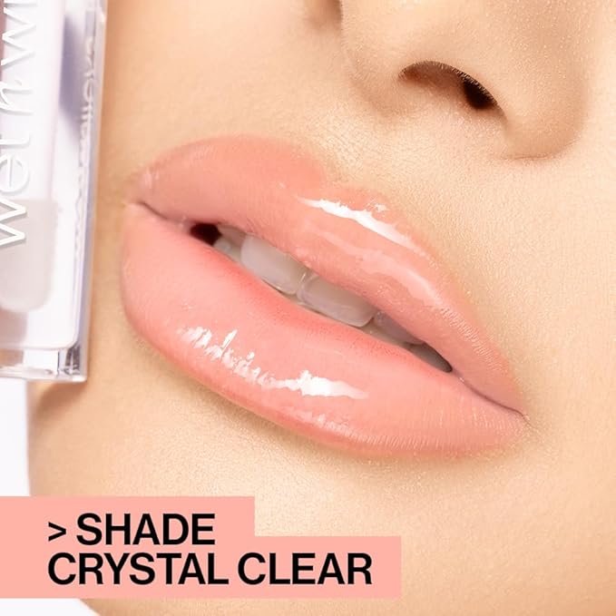 wet n wild MegaSlicks Lip Gloss, Ultra-Glossy, Vitamin-E Enriched, Ultra-Gloss High Shine Moisturizing, Cruelty-Free & Vegan - Crushed Grapes