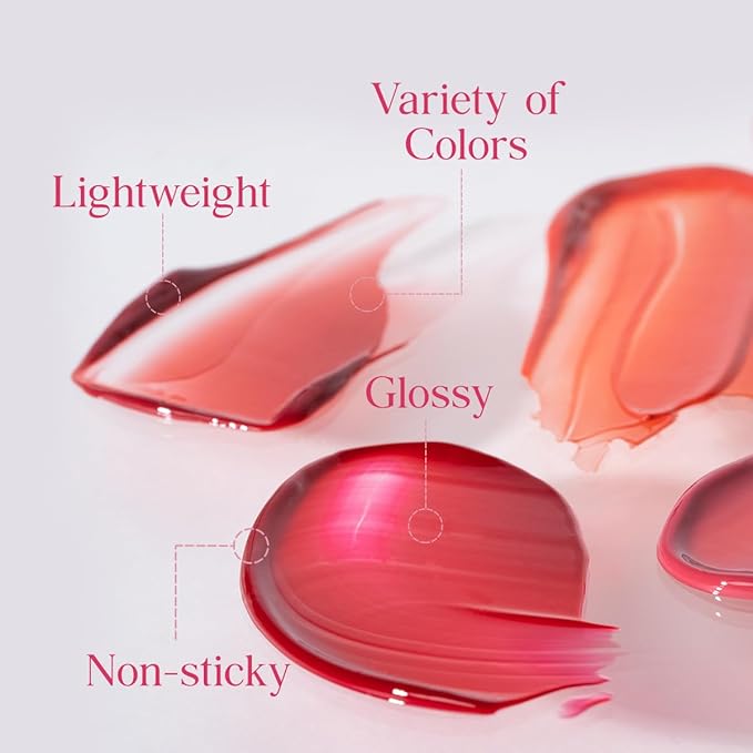 CLIO CRYSTAL GLAM TINT (013 KOSHORT PEARL CORAL), Glossy Finish, Lightweight, Buildable, Glass-Like, Smoothing, Long-Lasting, Vivid