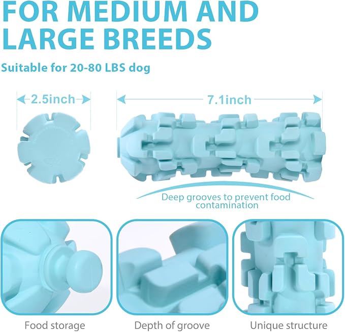8 Hour Cooling Ice Lolly Dog Toys for Summer, Water & Milk Freezable Feeder