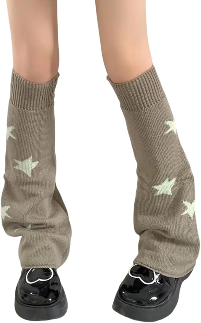 Sexybody Women's Leg Warmers Fashion Knit Warmers Long Socks Cute Y2K Kawaii Japanese Lolita Harajuku Accessories for Girls