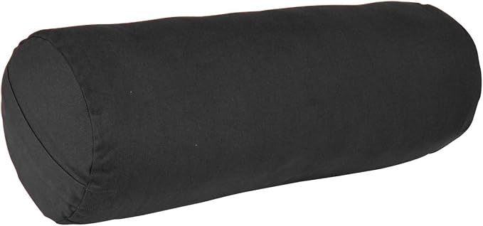 YogaAccessories MAX Support Deluxe Round Cotton Yoga Bolster