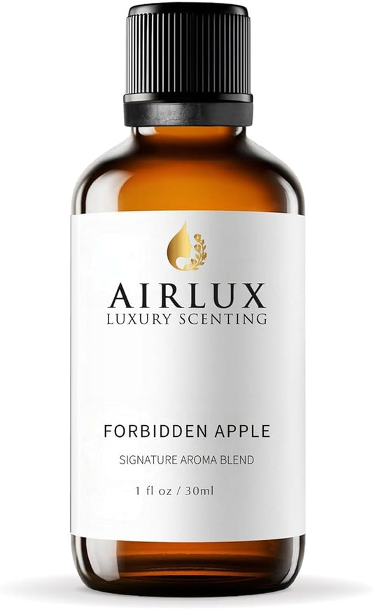 Signature Aroma Oil No. 28 Forbidden Apple – Cucumber, Grapefruit, Magnolia – Aroma Oil for Cold Air & Waterless Diffusers and DIY Crafts – 30 mL, 1.0 fl oz Glass Bottle