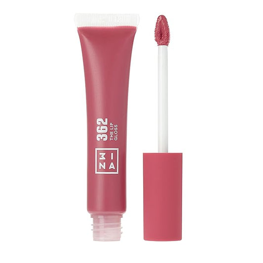 3ina MAKEUP - Vegan - Cruelty Free - The Lip Gloss 362 - Pink Lip Gloss - Mirror-effect - Glossy Look - Creamy Texture - Highly Pigmented - Lip Gloss with wand