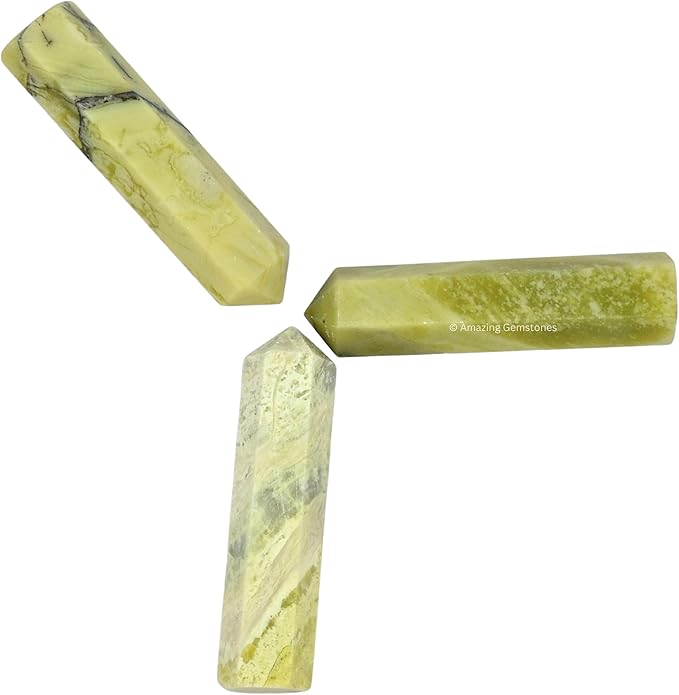 Amazing Gemstone Crystal Points Bulk Healing Crystals & Stones - Premium Single Terminated Healing Wand Point Bulk Crystals for Crafts, Crystal Grid, DIY Work