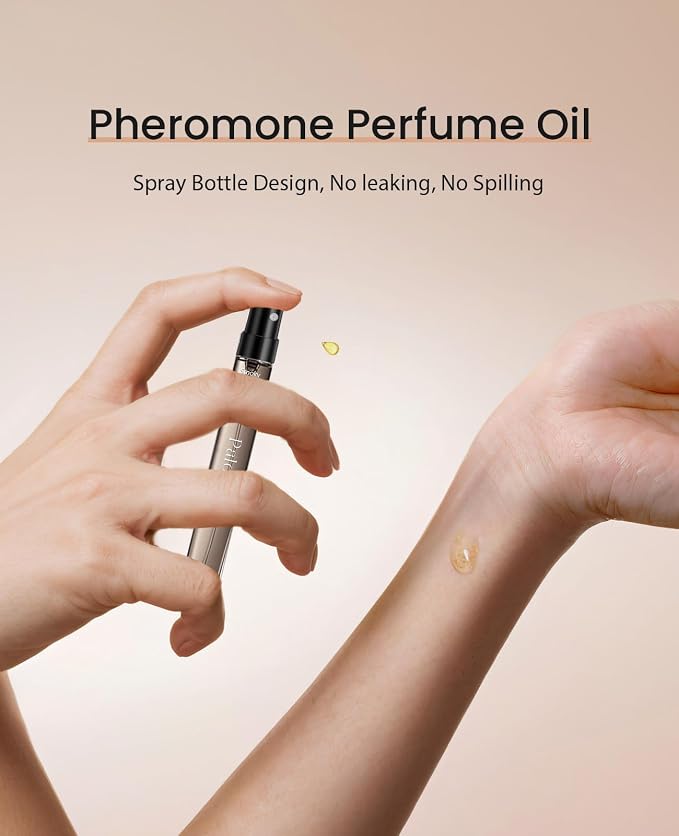 PUREAMOR Pheromones Cologne for Women & Men, Note of Vanilla, Musk, Smoky Wood Perfume, Long lasting Mini Perfume Oil, Enhanced Fragrance Travel Size Pheromone Perfume Spray, Made in USA (Palo Santo)