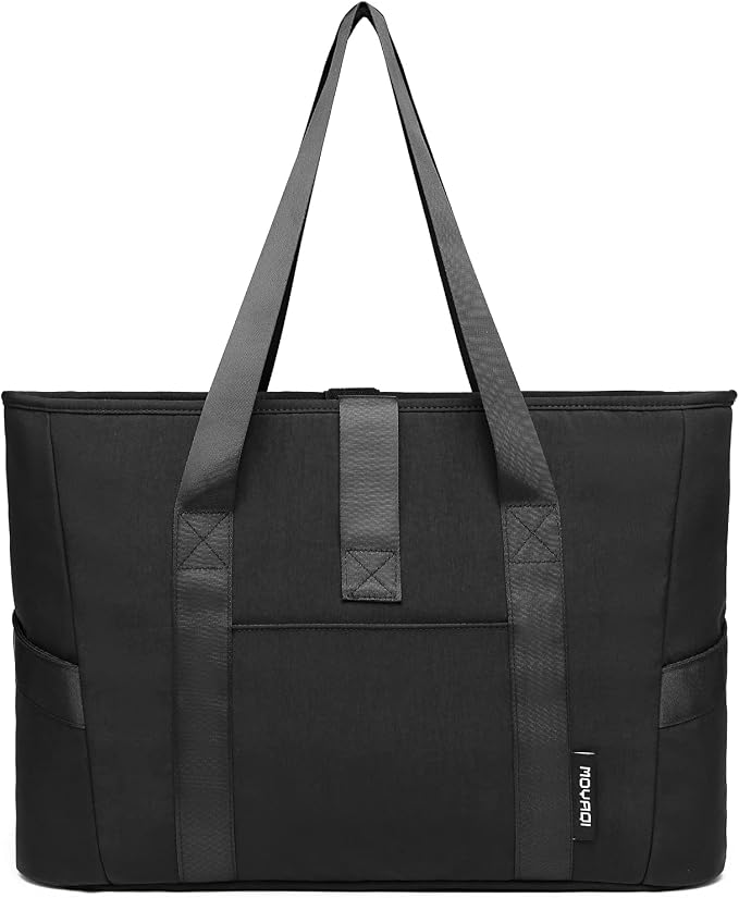 MOYAQI Gym Bag for Women with Zipper, Nurse Work Tote with Compartments, Womens Beach Yoga Bag for Sport, Travel