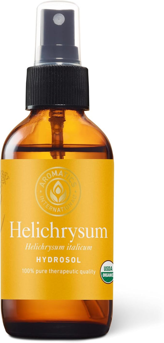 Aromatics International Helichrysum Hydrosol 100ml | Warm Herbal Fruity Natural Aromatic Mist for Home & Daily Rituals