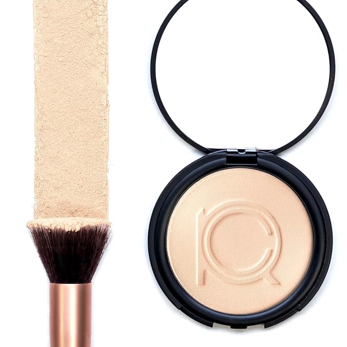 Makeup Beauty Pressed Powder foundation Compact Full Coverage Foundation Skin Care Face Makeup Essentials Contour Palette Setting Powder fit me powder foundation makup 0.49 OZ (Translucido, 0.49 OZ)