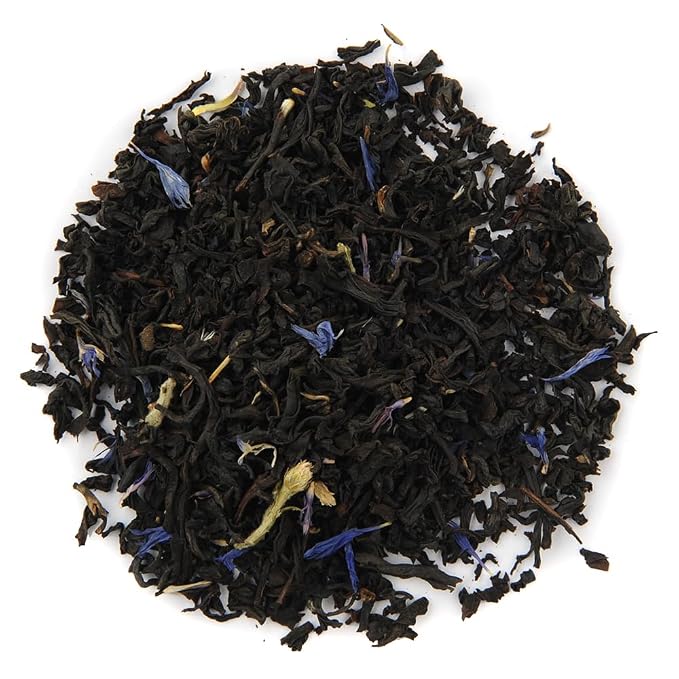 Organic Positively Tea Company, Earl Grey Crème Black Tea, Loose Leaf, 16 Ounce