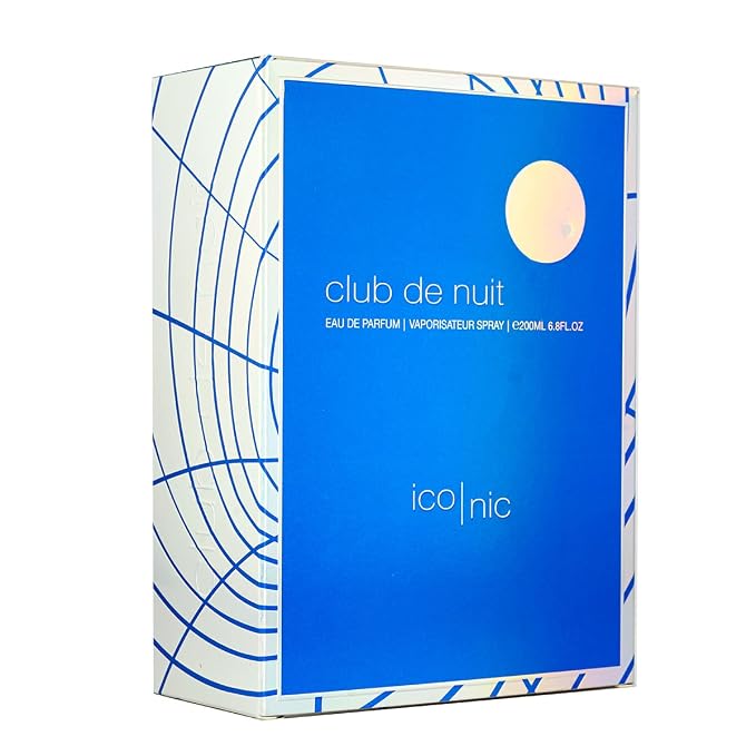 Club De Nuit Iconic Blue by Armaf for Men - 6.8 oz EDP Spray