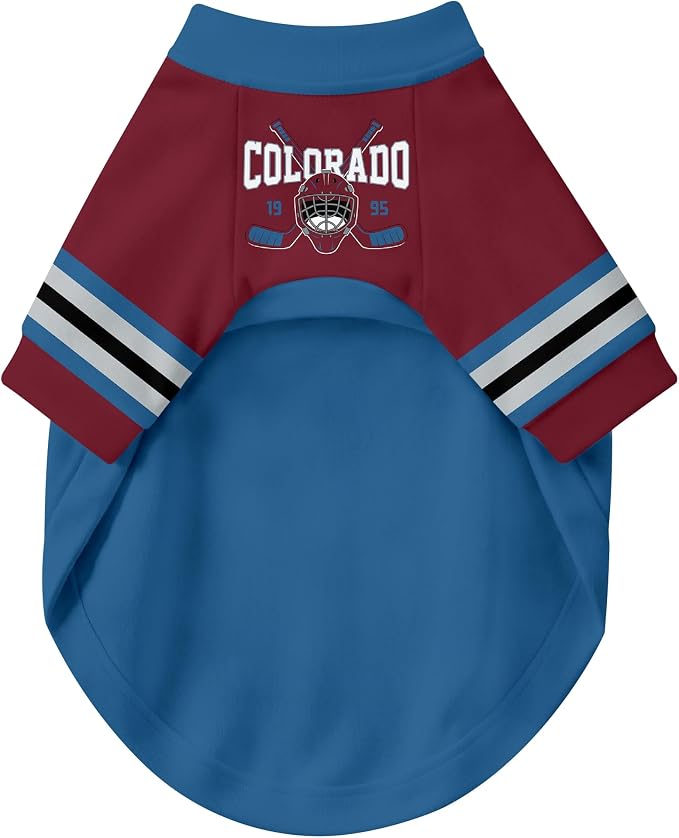 Colorado Dog Clothes Personalized Pet T Shirt for Dogs Gift | Custom Name Number Jersey Style Pet Shirt for Dog