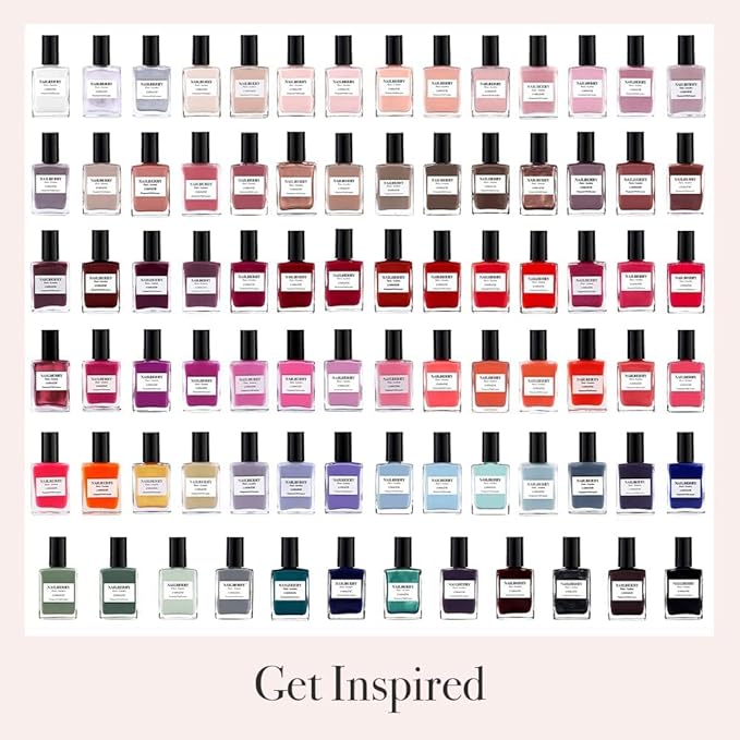 Nailberry L'Oxygéné Oxygenated Nail Lacquer | Viva La Vegan | Dark Khaki Opaque Nail Polish | UV Protected Long-Wear Nail Polish | 12-Free | Vegan | Certified Halal | Cruelty & Gluten Free | 15 ml