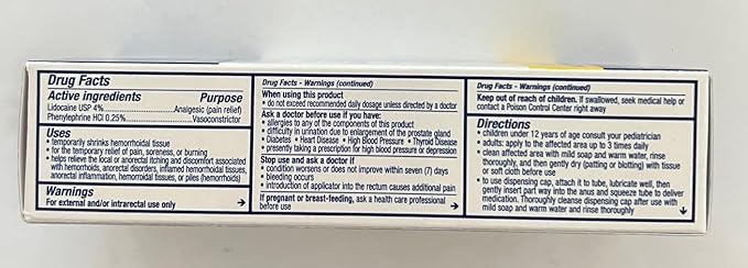 Doctor Butler’s Hemorrhoid & Fissure Ointment – Hemorrhoid Treatment and Hemorrhoid Cream with Lidocaine and Phenylephrine HCI for Fast Acting Relief of Pain, Swelling, Discomfort, and Itching (1 oz.)