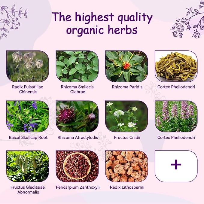 Hiherbs Yoni Steaming Herbs, Pack of 2 for Women Cleansing and Detox at Home, Organic Yoni Steam Herbs for pH Balance 12 Bags