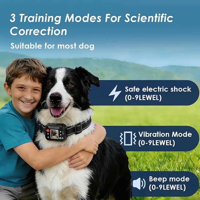 Smart GPS Wireless Dog Fence System Collar for Remote Control Pets Boundary