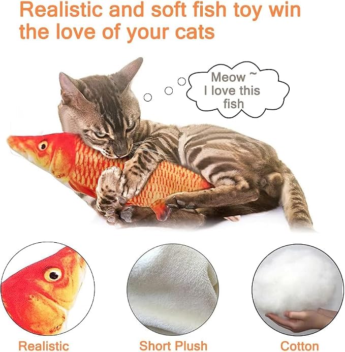 Tocirelo Cat Toys for Bored Indoor Adult Cats - Interactive Cat Toy Catnip