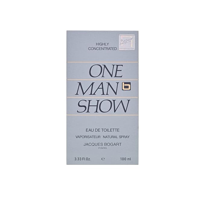 Jacques Bogart One Man Show Eau De Toilette Spray for Men, 3.3 Ounce
