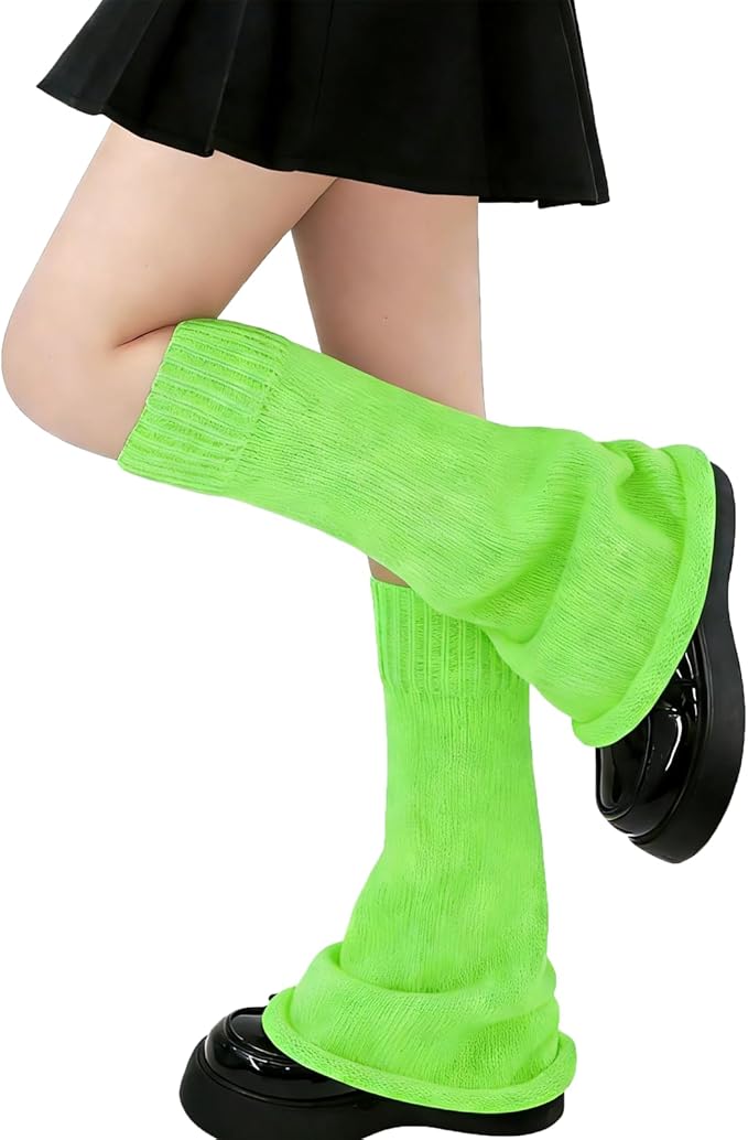 Sexybody Women's Leg Warmers Fashion Knit Warmers Long Socks Cute Y2K Kawaii Japanese Lolita Harajuku Accessories for Girls