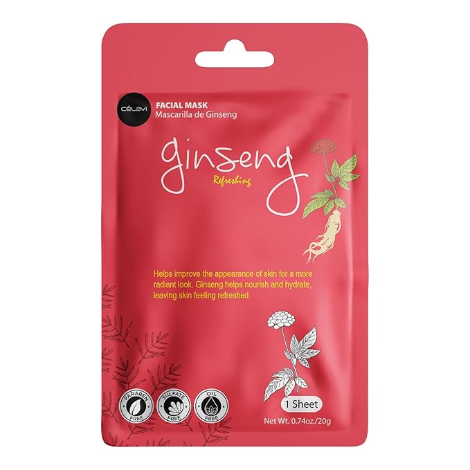 Celavi Essence Facial Face Mask K-Beauty Skincare Korea Skin Care Moisturizing (2 of each) D Set