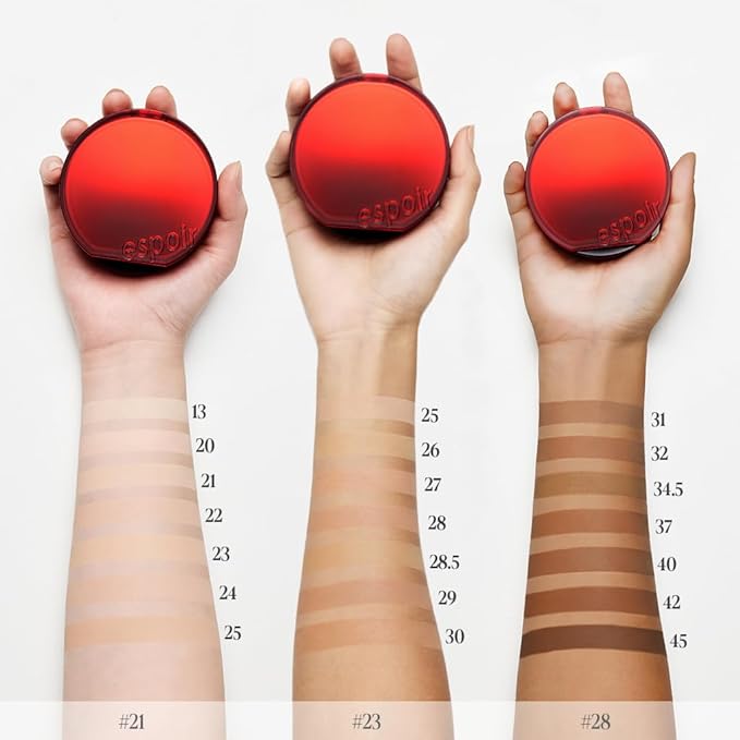 Espoir Be Velvet Cushion Foundation #42 Hazel | Quick and Easy Coverage with Long-lasting Color by Zero Oxidation, Velvety Smooth Finish & Lightweight Formula, Vegan, Korean Makeup, 0.46 oz