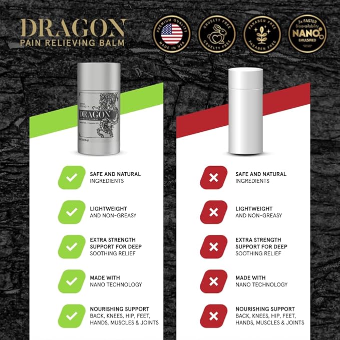 Dragon Balm 3.4oz Roll-Up Super Silver Strength