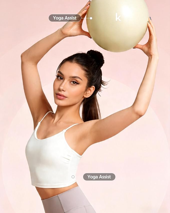 KEEP Exercise Ball Anti-Burst - Thickened Yoga Ball Pilates Ball for Physical Therapy, Fitness Ball for Workout, Core Strength and Physical Therapy