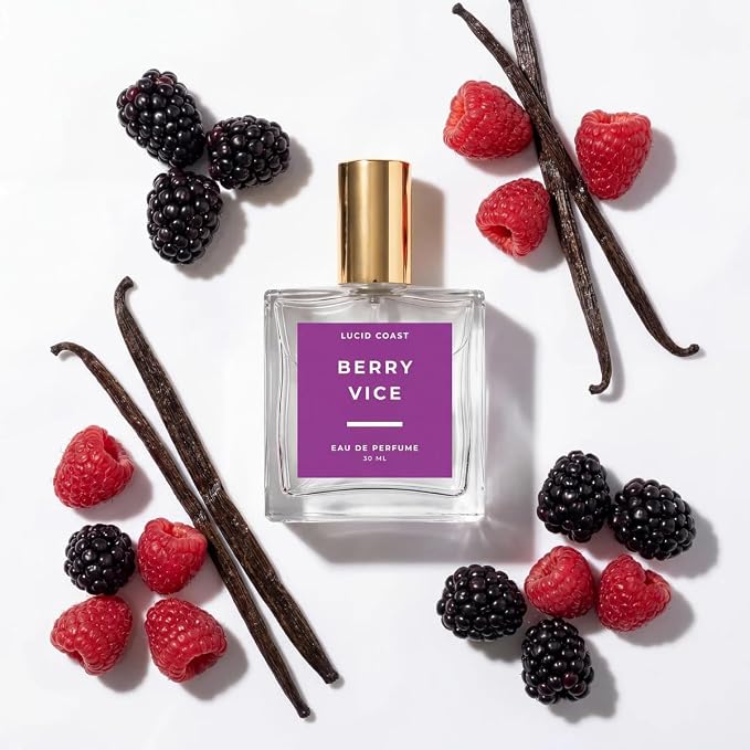 Vanilla Blackberry Eau de Parfum - Perfume for Women, Vanilla Perfume Spray with Blackberry, Raspberry Blossom, Vanilla Bean and Warm Amber Fragrance - Long Lasting, Made in the USA