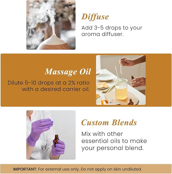Handcraft Blends Turmeric Essential Oil – Huge 4 Fl Oz – 100% Pure and Natural – Premium Grade Essential Oil for Diffuser and Aromatherapy, Skin, Massage, Candle and Soap Making Fragrance