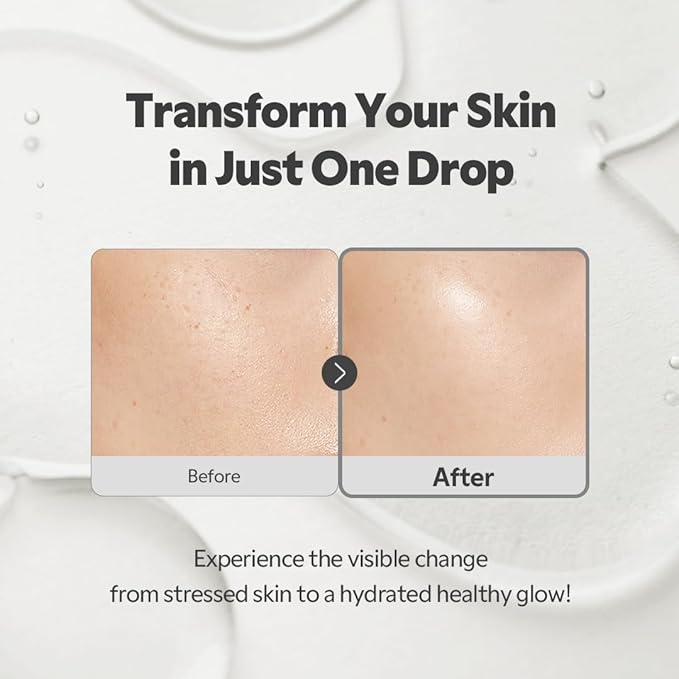 TIRTIR SOS Serum - Radiant Glow Boosting Face Serum - Plumping, Anti Aging, Hydrating - Visibly Smooth and Glowy Skin - Fragrance Free for All Skin Types, 1.69 fl.oz.