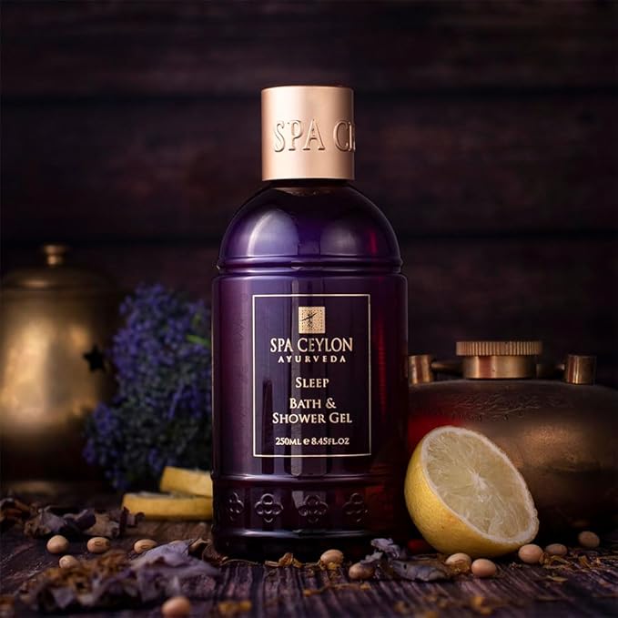 SPA CEYLON SLEEP Bath & Shower Gel | Mild Cleansing Formula | Calming & Relaxing | Nourishes Skin | Vegetarian | Suitable for all skin types