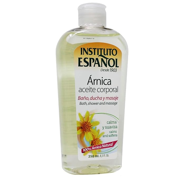 Instituto Espaol Arnica Oil, Body Oil for Intensive Nourishment, Fresh Fragrance, 8.5 Fl Oz, Bottle