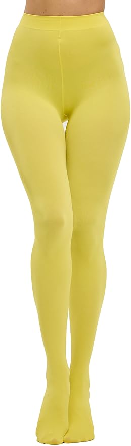 CozyWow Women's 80D Soft Opaque Tights, High Waist Solid Color Womens Tights with 30+ Colors