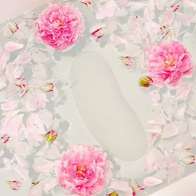 Bath Bean Luxury Body Stopper, Anti-Slip Spa Accessory, Holds Reclined Position in Bath, Bathe Comfortably Hands Free, and Keep Your Hair Dry. Recline, Relax, Stay Put