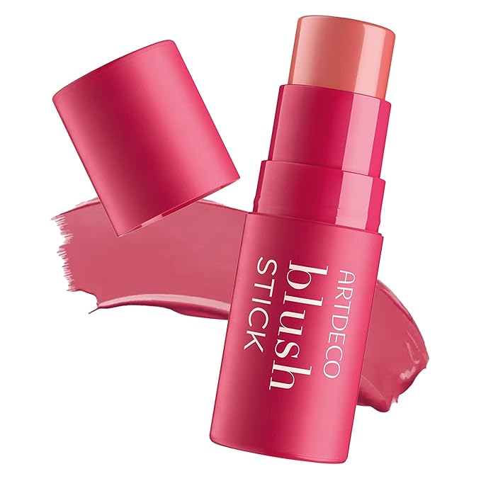 ARTDECO Blush Stick Hollywood – Cream Blush with Buildable Color – Easy to Blend Makeup Stick for a Fresh & Natural Finish – Vegan & Cruelty Free – 0.17 oz
