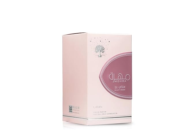 Lattafa Mohra Silky Rose for Women Eau de Parfum Spray, 3.4 Ounce / 100 ml