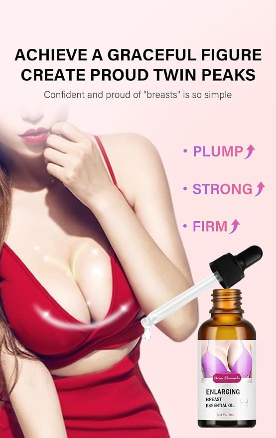 Natural Breast Care Oil & Firming Serum – Organic Essence for Women – Nourishing Massage Oil for Skin Elasticity & Tightening Appearance (2)