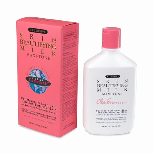 Clear Essence Exclusive Skin Beautifying Milk Hydroquinone-Free Maxi-tone Lotion - Skin Lotion for Hydrating Dry Skin - Hydrating Lotion to Hydrate Skin with Shine - (10.0 Oz.)