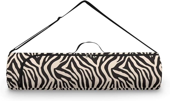 Yoga Mat Bag with Adjustable Shoulder Strap and Handle Zipper, 30in Wide x 6.3in Diameter for Yoga Mat Storage