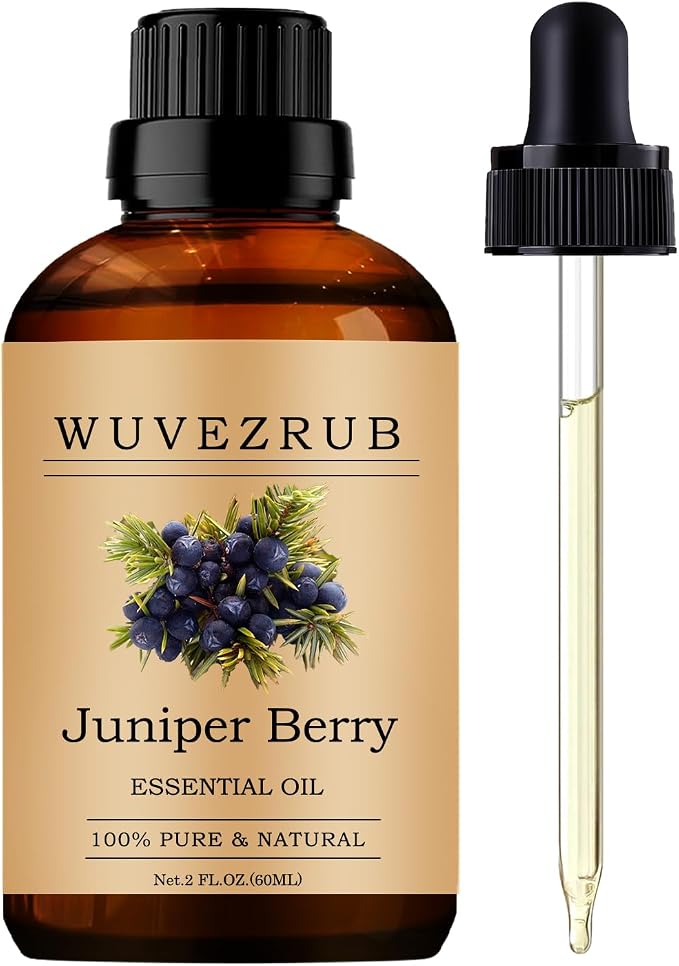Juniper Berry Essential Oils 60ML, Pure Juniper Berry Essential Oil for Aromatherapy Diffuser - 2 Fl Oz