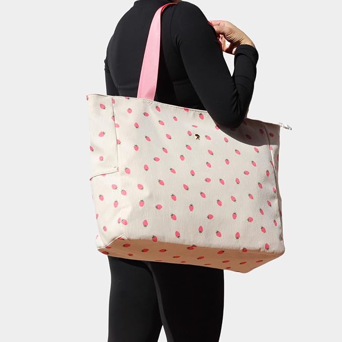 ESVAN LARGE BEACH BAG Water Resistant Lightweight 20 inch Women Oversize Tote Bag for Gym Beach Travel Pool Yoga Nurse