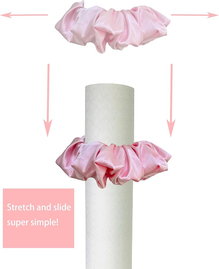 Yoga Mat Scrunchie - Yoga Mat Strap Band - Fits Most Size Mats (Not Suitable for Overly Thick Mats)