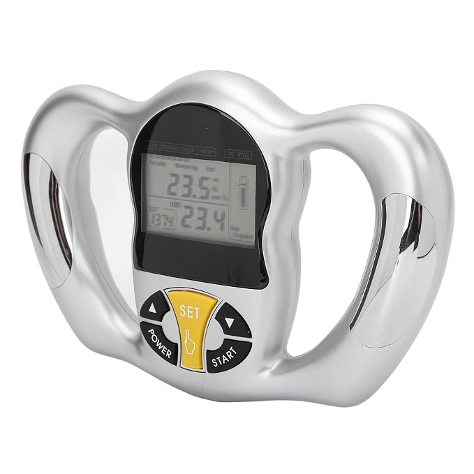 Handheld Body Fat Loss Monitor, Body Composition Monitor with Scale, BMI Meter Fat Analyzer Health Monitor Body Fat Monitor Device Handheld Body Fat Measurement Tool