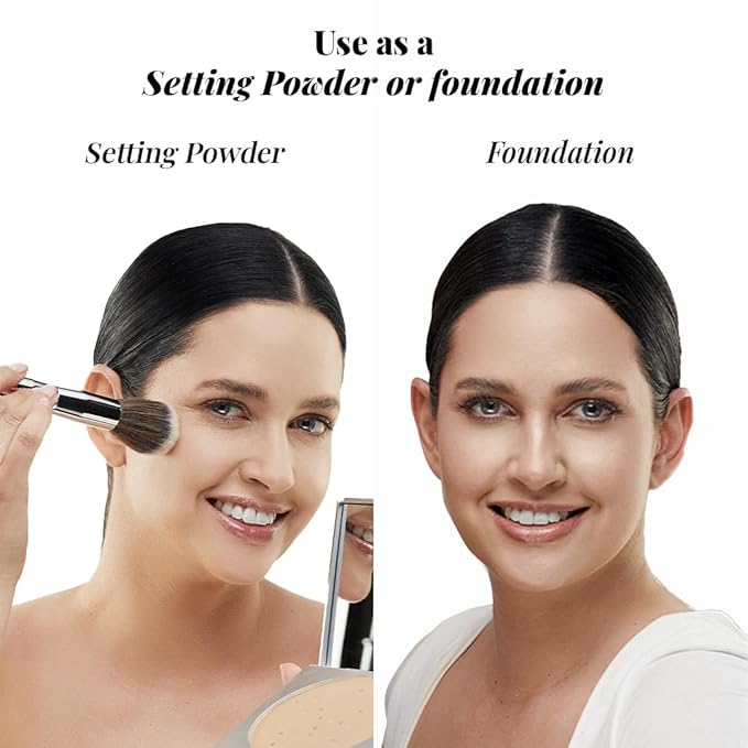 Magic Minerals by Jerome Alexander Jumbo Size Mineral Powder Foundation with Color Correctors, Antioxidant Skincare Formula (Dark)